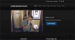 Desktop Screenshot of chrisbauermusic.com